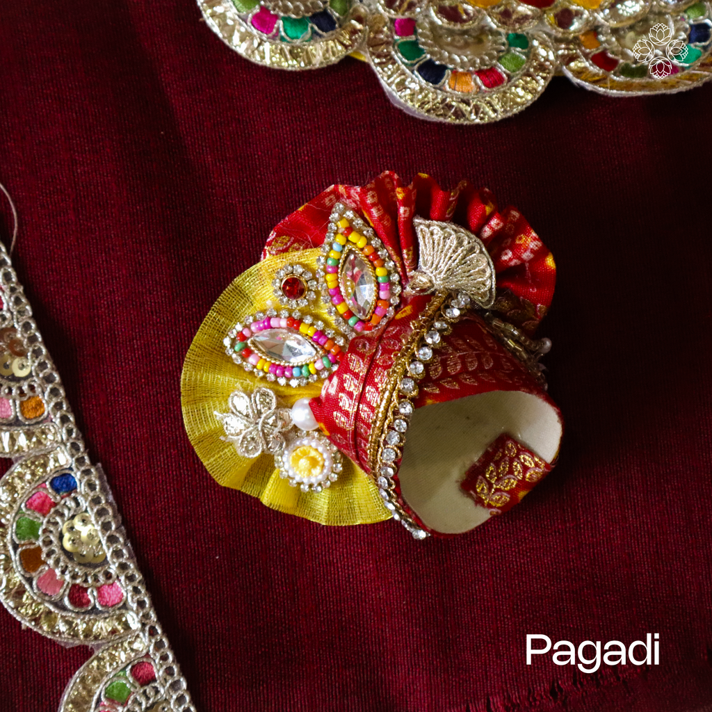 Bandej Basanti Laddu Gopal Ji Poshak