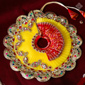 Bandej Basanti Laddu Gopal Ji Poshak